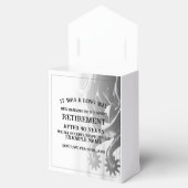 Rentenankündigung mit alten Spulen Geschenkschachtel (Geöffnet)