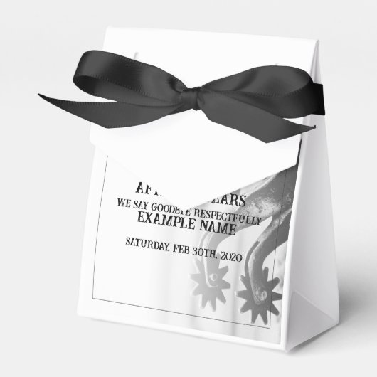 Rentenankündigung mit alten Spulen Geschenkschachtel (Vorderseite)