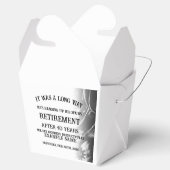 Rentenankündigung mit alten Spulen Geschenkschachtel (Geöffnet)