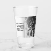 Rentenankündigung mit alten Spulen Glas (Vorderseite)