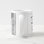 Rentenankündigung mit alten Spulen Jumbo-Tasse (Rückseite)