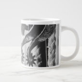 Rentenankündigung mit alten Spulen Jumbo-Tasse (Rechts)