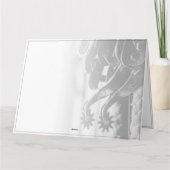 Rentenankündigung mit alten Spulen Karte (Rückseite)