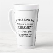 Rentenankündigung mit alten Spulen Milchtasse (Linke Ecke)