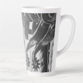 Rentenankündigung mit alten Spulen Milchtasse (Rechts)