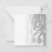 Rentenankündigung mit alten Spulen Mitteilungskarte (Rückseite)