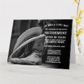 Rentenankündigung mit Cowboyhut und Stiefeln Karte (Gelbe Blume)