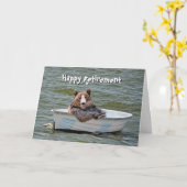 Rentenbär in Dinghy Karte (Gelbe Blume)