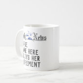 Rentengeschenk für eine Krankenschwester Kaffeetasse (Vorderseite Links)