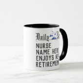 Rentengeschenk für eine Krankenschwester Tasse (VorderseiteRechts)