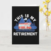 Rentengeschenk für Motorhome-Enthusiasten Karte (Gelbe Blume)