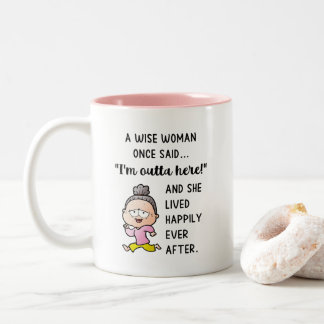 Rentengeschenke für Frauen, Geschenke für die sonn Zweifarbige Tasse