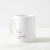 Rentengeschenke für weibliche Lehrerin, Leidenscha Kaffeetasse (Vorderseite Links)