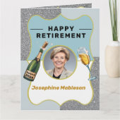 Rentengruppe verlassend Ausweis Rentner Karte (Vorderseite)