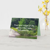 Rentenkarte - Die nächste Bühne des Lebens Karte (Gelbe Blume)