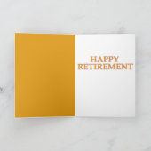 Rentenkarte Feiertagskarte (Innenseite)