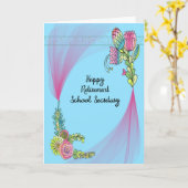 Rentenkarte für den Schulsekretär Karte (Gelbe Blume)