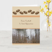 Rentenkarte für Fußballtrainer Karte (Gelbe Blume)