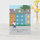 Rentenkarte für Ihren Postträger Karte (Gelbe Blume)