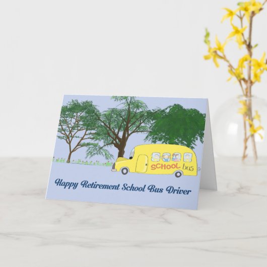 Rentenkarte für Schulbusfahrer Karte (Gelbe Blume)