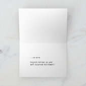 Rentenkarte Karte (Innenseite)