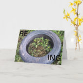 Rentenkarte Karte (Gelbe Blume)