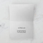 Rentenkarte Lucky Dog German Shepherd Card Karte (Innenseite)