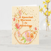 Rentenkarte Sonderperson mit Blume Karte (Gelbe Blume)