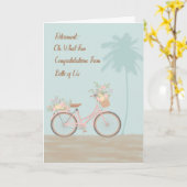 Rentenkarte von uns beiden mit Bycycle Karte (Gelbe Blume)