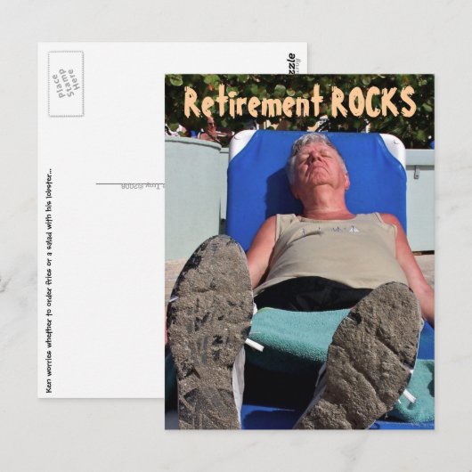 Rentenkarten Postkarte (Vorne/Hinten)