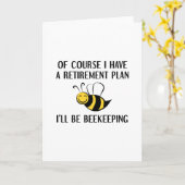 Rentenplan - Bienenzucht Karte (Gelbe Blume)