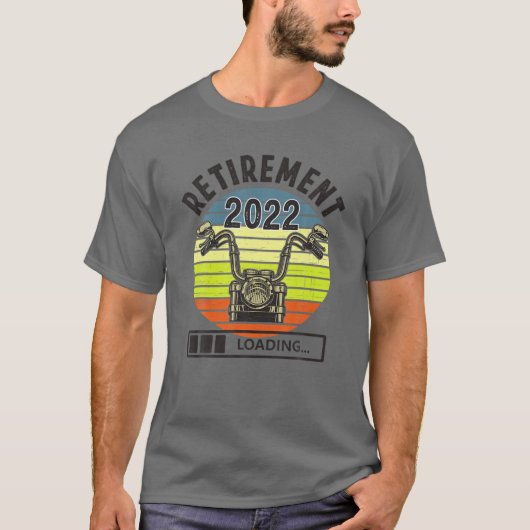 Rentenplan für das Laden von Motorrädern T-Shirt (Vorderseite)