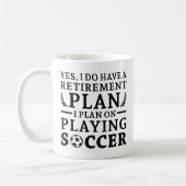 Rentenplan Fußball Kaffeetasse (Links)