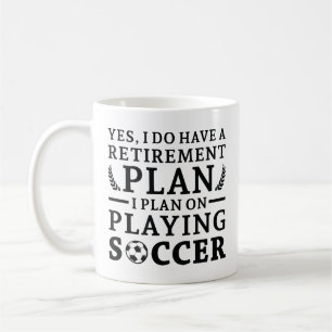Rentenplan Fußball Kaffeetasse