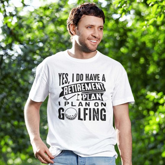 Rentenplan Golfing T-Shirt