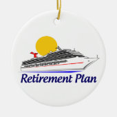 Rentenplan Keramik Ornament (Vorne)