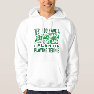 Rentenplan Tennis Hoodie