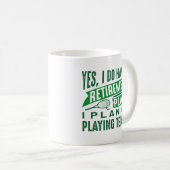 Rentenplan Tennis Kaffeetasse (VorderseiteRechts)