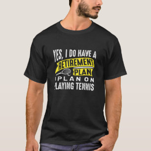 Rentenplan Tennis T-Shirt