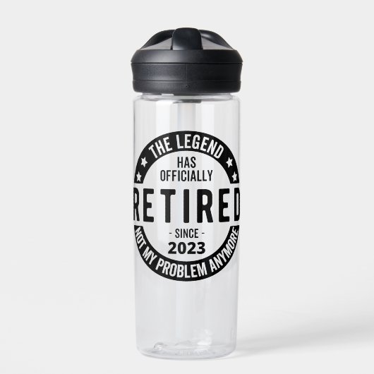 Rentenplan Trinkflasche (Vorderseite)