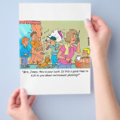 Rentenplanung Flyer (Hand)