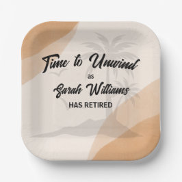 Rentenunternehmen Farewell Party Pappteller