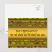 Rentenzahlung Postkarte (Vorne/Hinten)