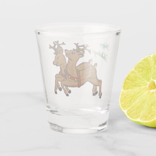 Rentier 1 schnapsglas (Rückseite)