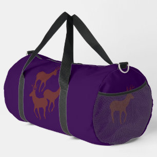 Rentier 3 Sportwagen Lila Duffle Bag
