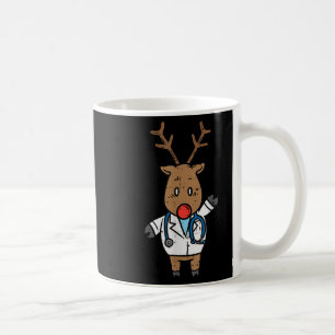 Rentier Arzt Krankenschwester Stethoskop Medizinis Kaffeetasse