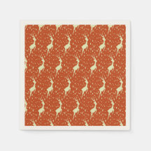 Rentier auf braunem Hintergrund