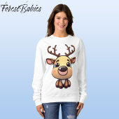 Rentier, Baby Deer, Fawn, Doe Lover, 🦌 🎄 Sweatshirt