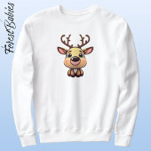 Rentier, Baby Deer, Fawn, Doe Lover, 🦌 🎄 Sweatshirt
