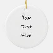 Rentier Baby Keramik Ornament (Hinten)